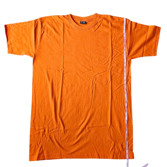 Gemrock Men's Solid Color T-Shirt - Orange - Picture 5 of 7